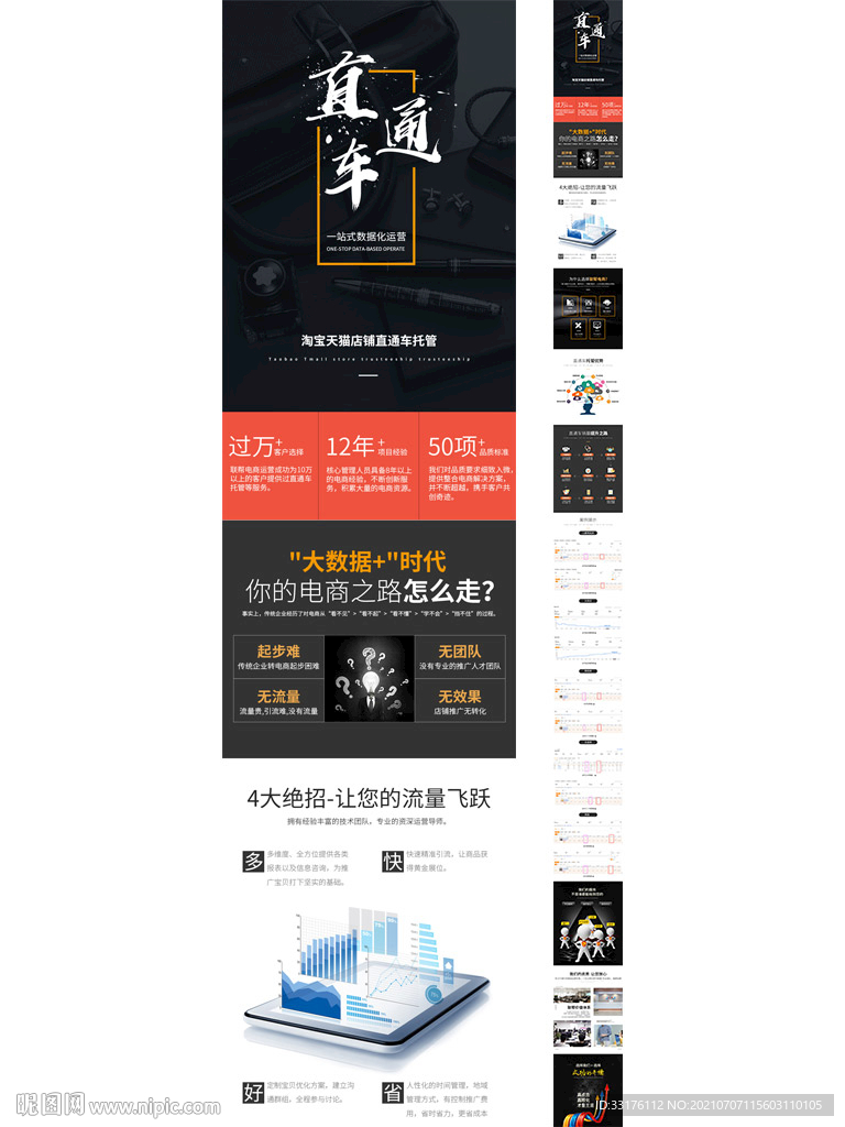 直通车服务详情设计