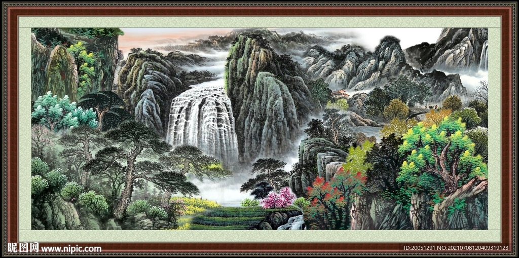 国画山水 