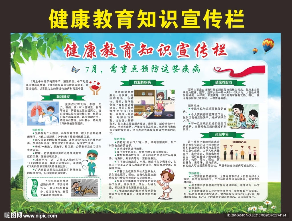 健康教育知识宣传栏