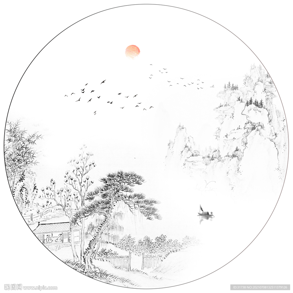 国画山水