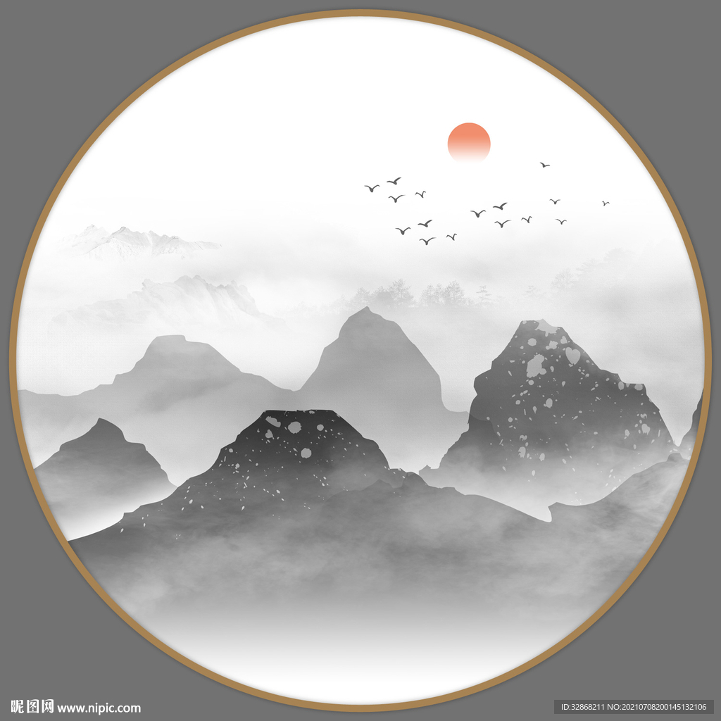 水墨山水