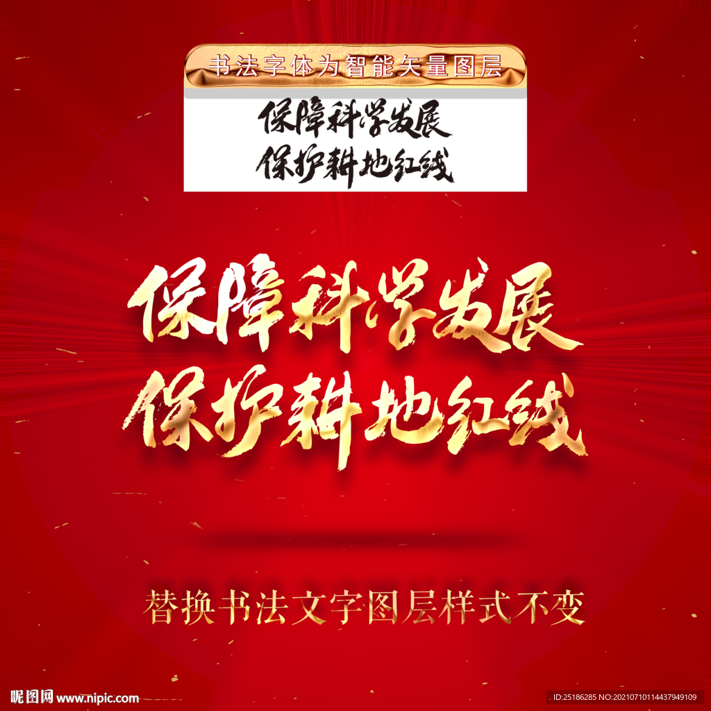 保障科学发展保护耕地红线