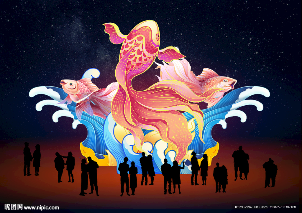 花灯  灯展 