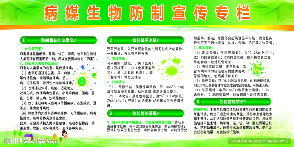 病媒生物防治宣传专栏