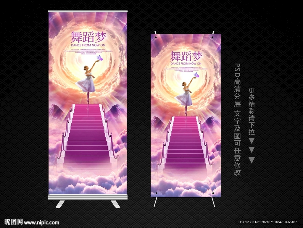 舞蹈展架