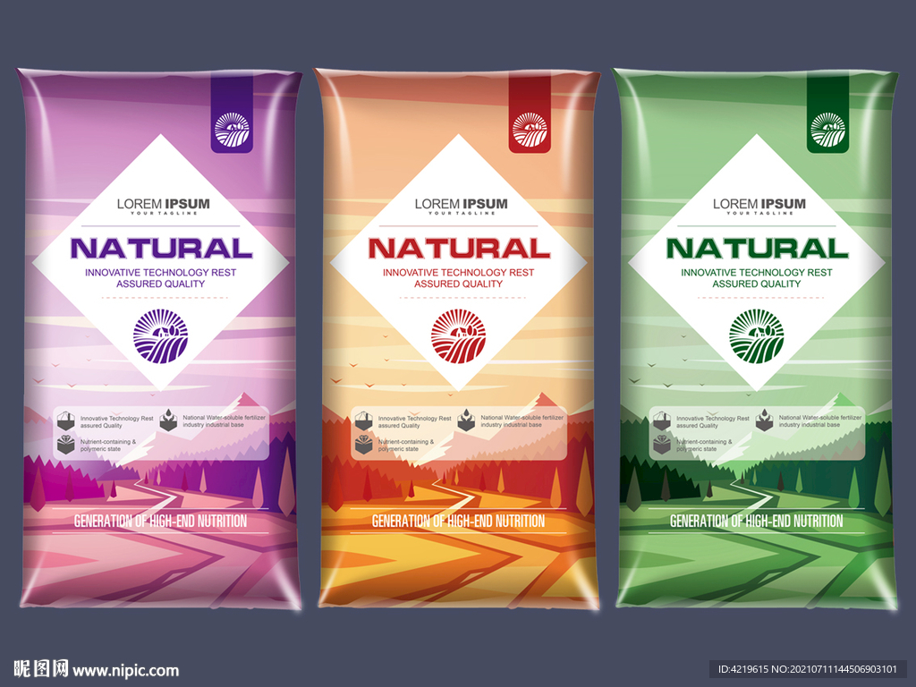 肥料包装  平面图