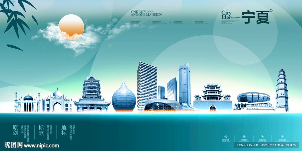 宁夏形象海报