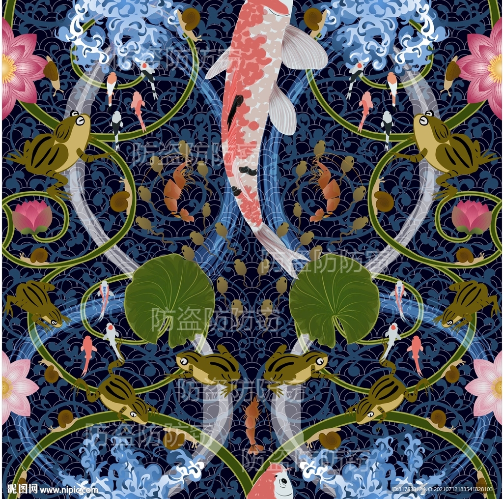 大牌印花