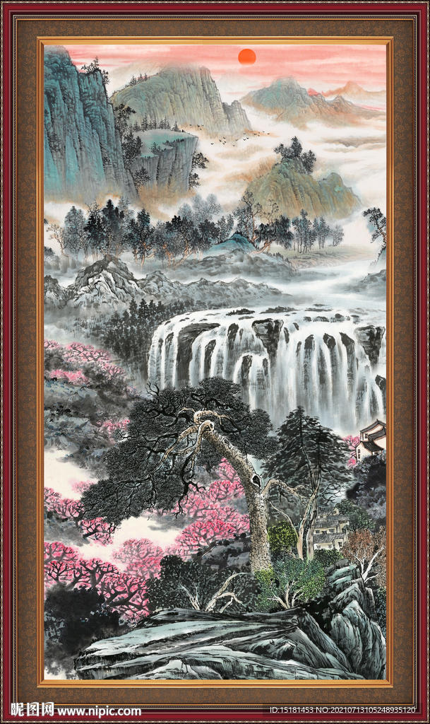 巨幅山水