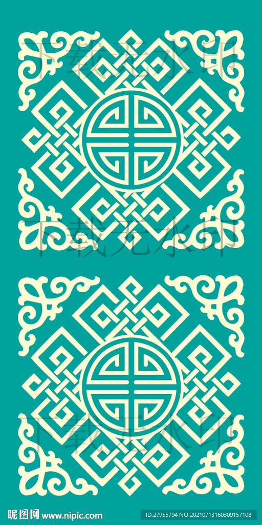 传统民族背景矢量