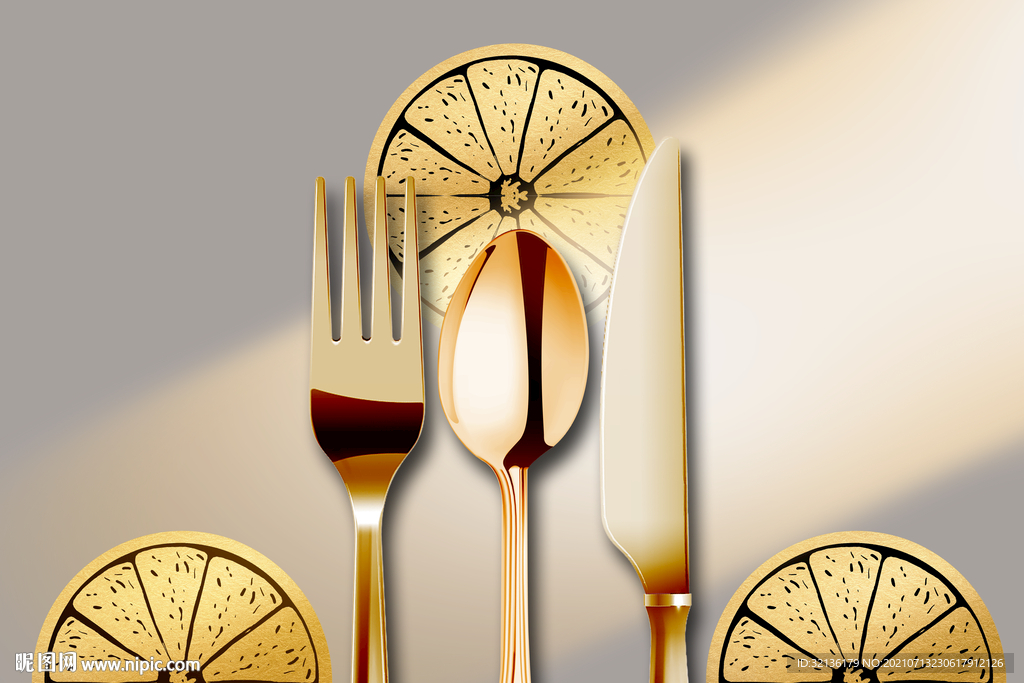 现代轻奢餐厅装饰画