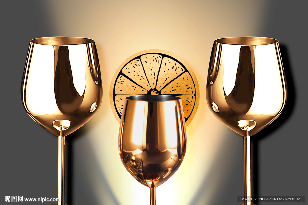 现代轻奢餐厅装饰画