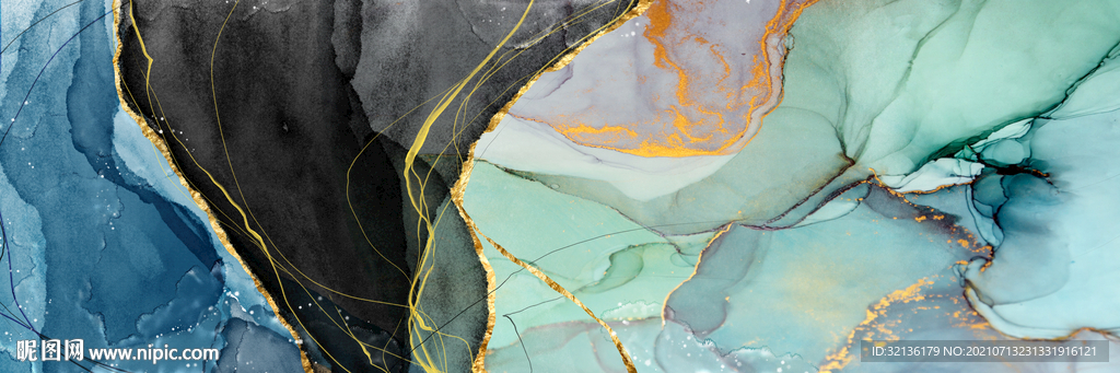 现代几何抽象装饰画