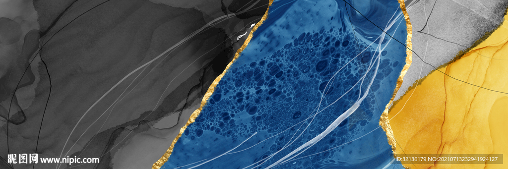 现代抽象几何装饰画