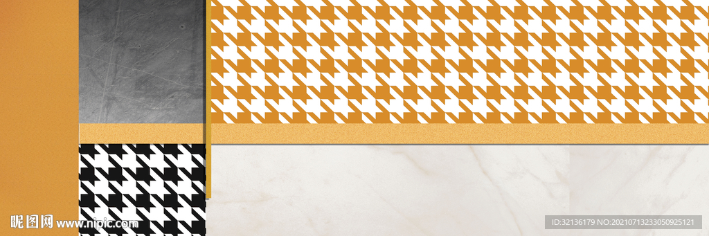 现代抽象几何装饰画