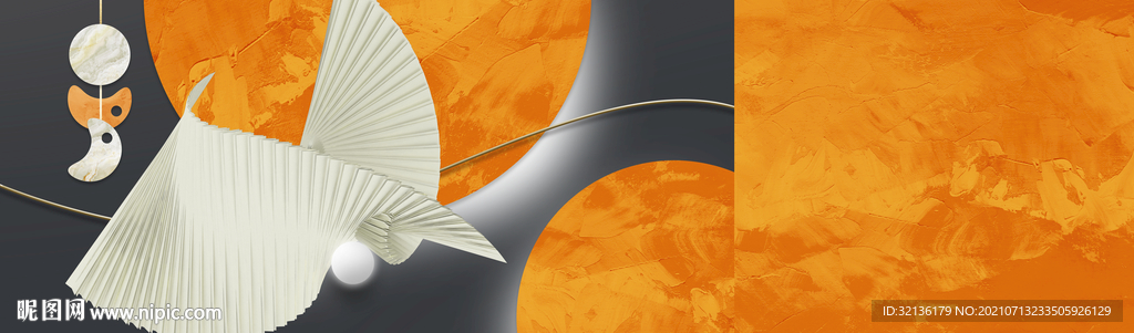 现代几何抽象装饰画