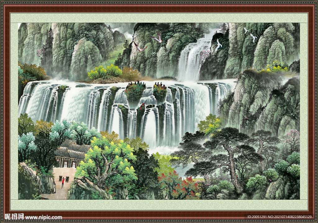 巨幅山水画