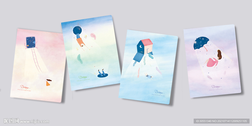 本子设计 插画封面