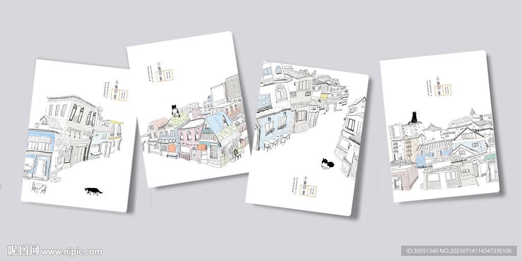 本子设计 插画封面