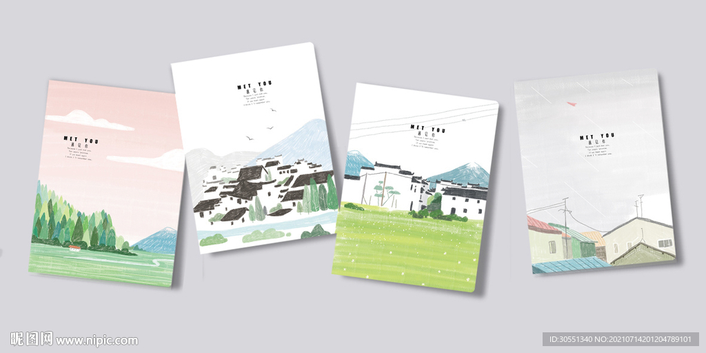 本子设计 插画封面