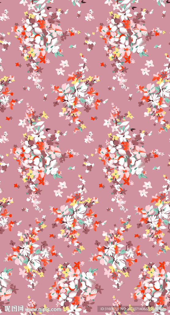 经典清爽小碎花