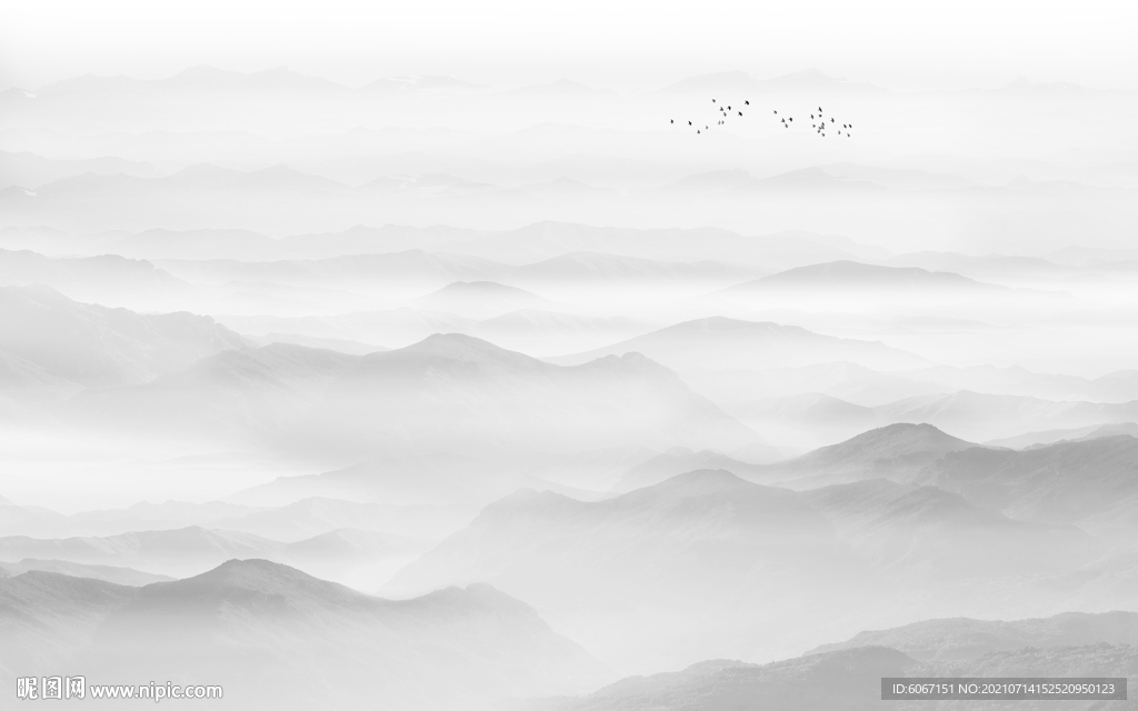 新中式山水画