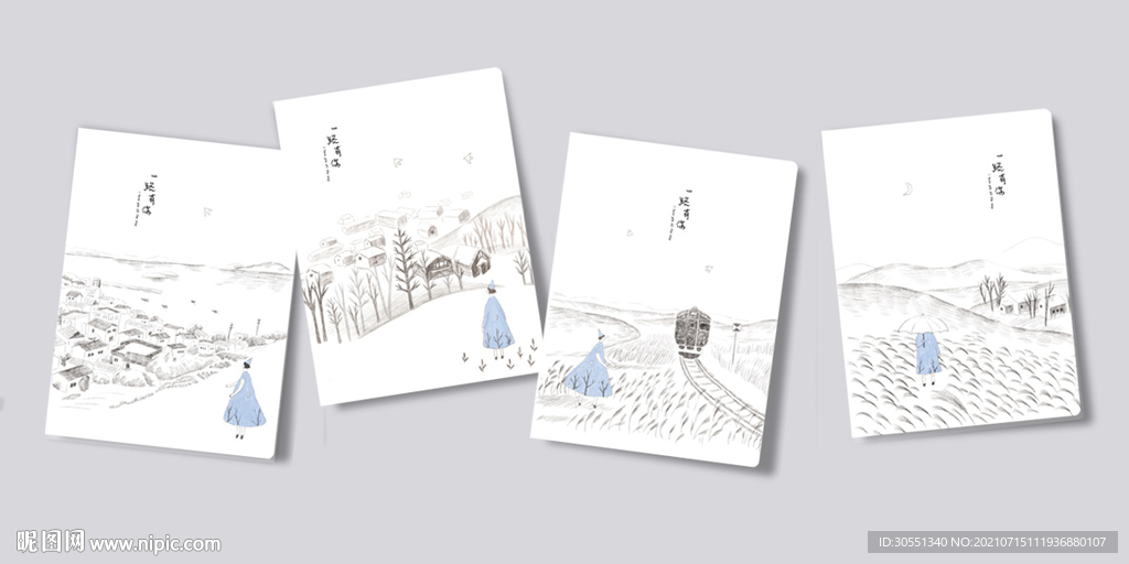 本子设计 插画封面