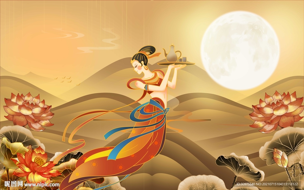 国潮风敦煌仙女