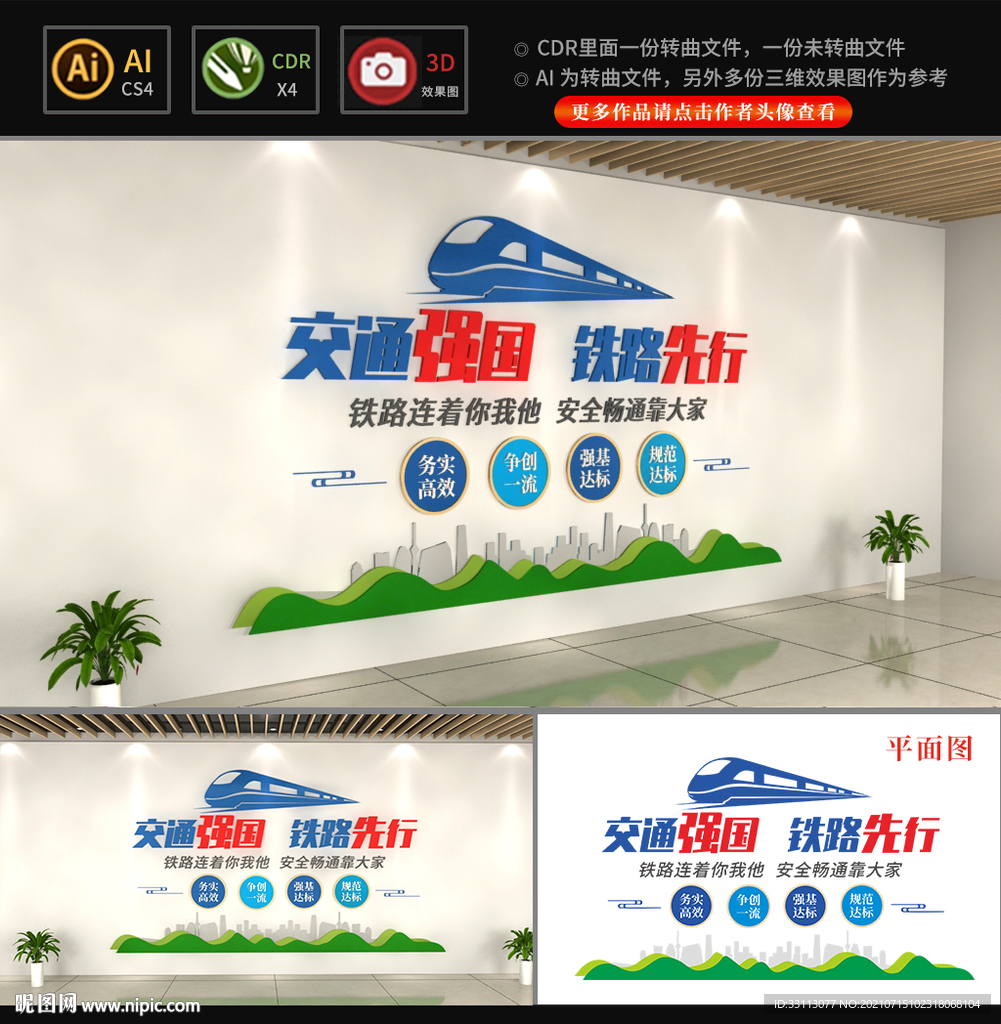 高铁文化墙