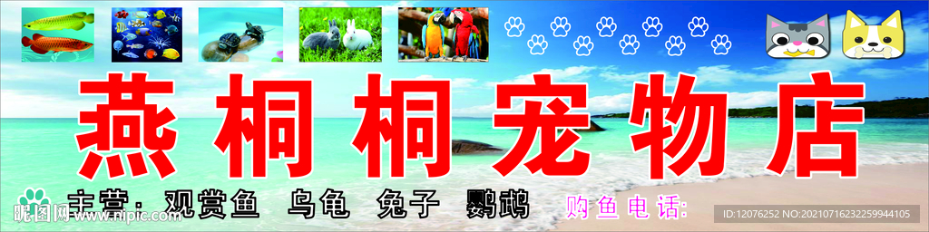 宠物店门头