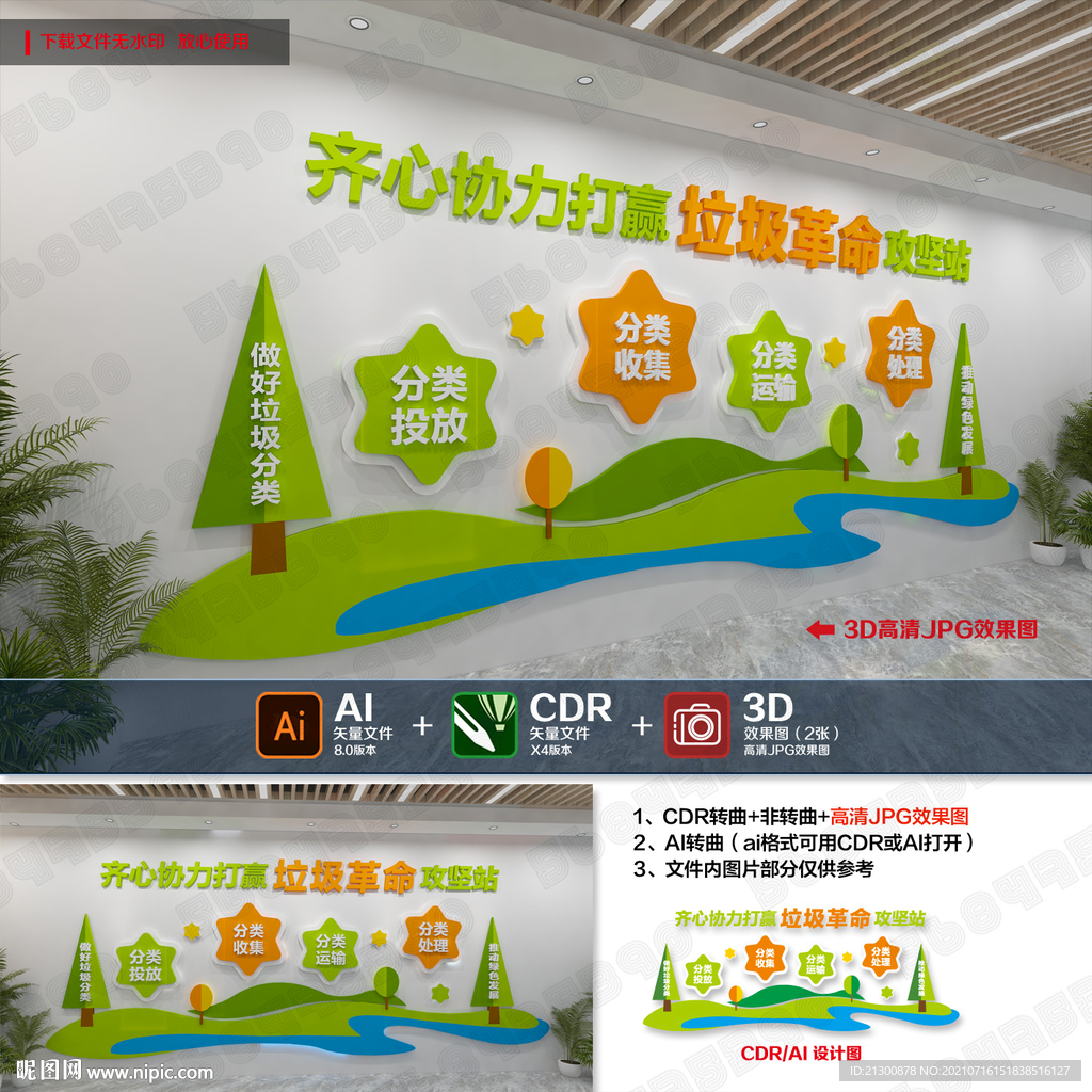 垃圾分类文化墙