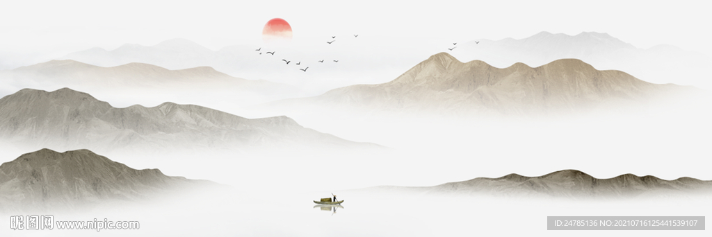 山水装饰画