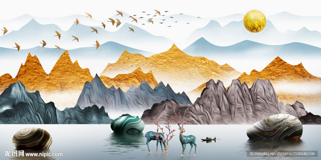 山水画石来运转