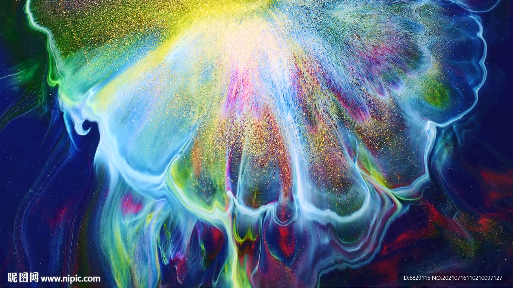 蓝色梦幻背景