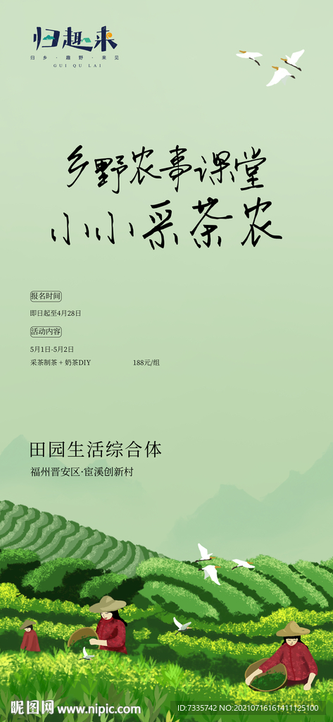 五一采茶海报