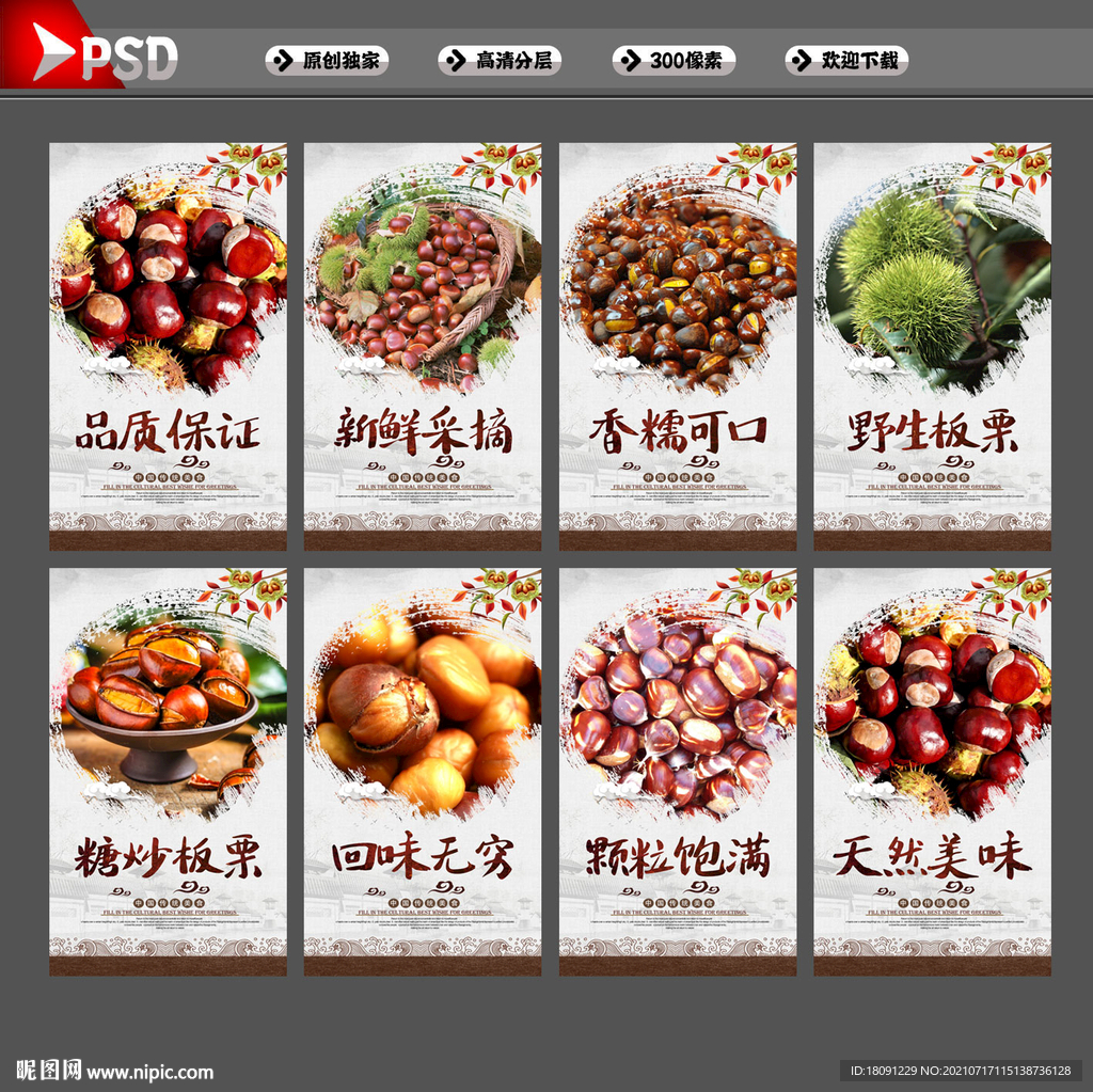 板栗海报