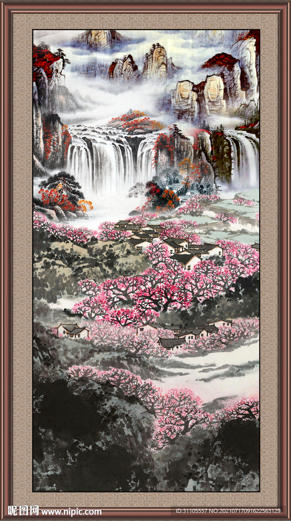 山水风景图 