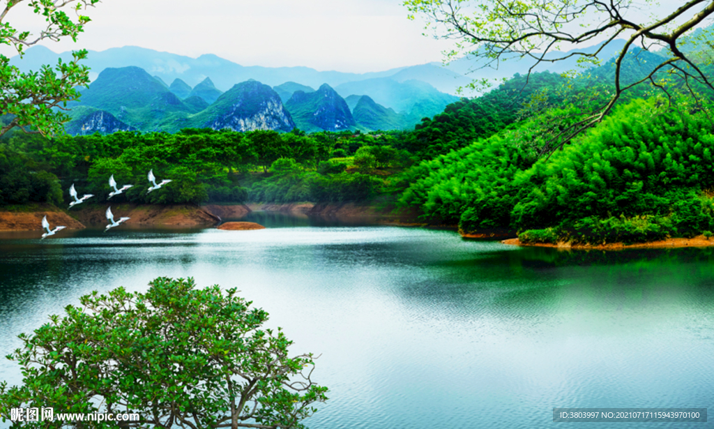 美丽风景画 山水风景