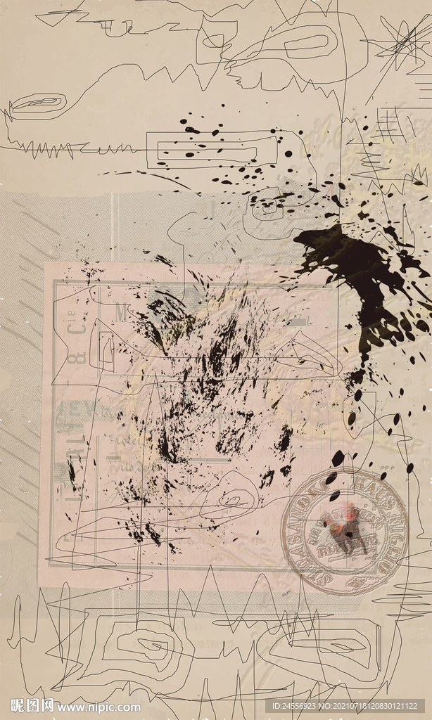 欧美抽象装饰画