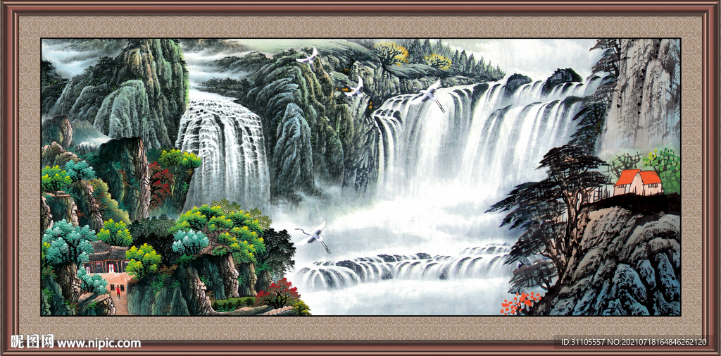 山水风景图 