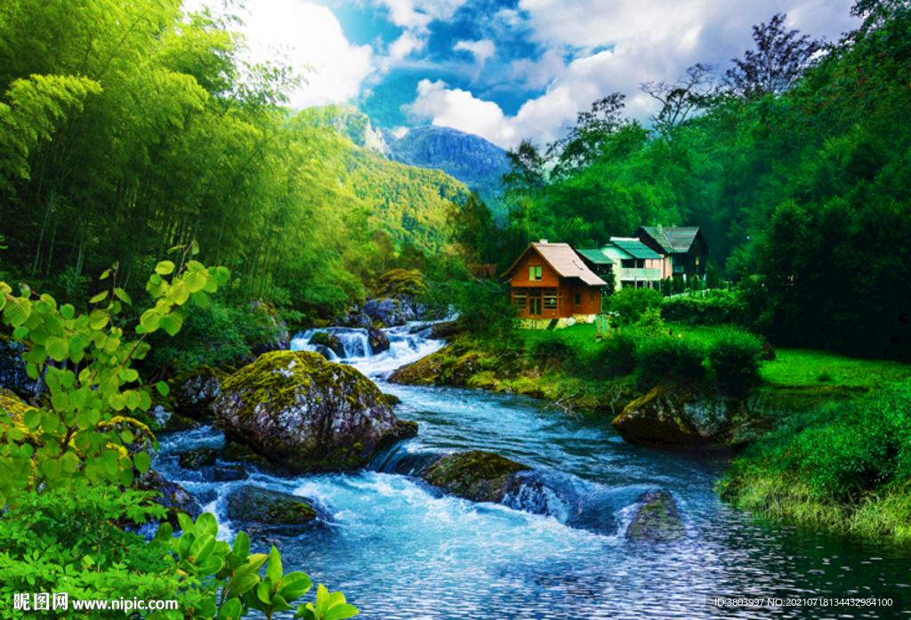 山水风景画