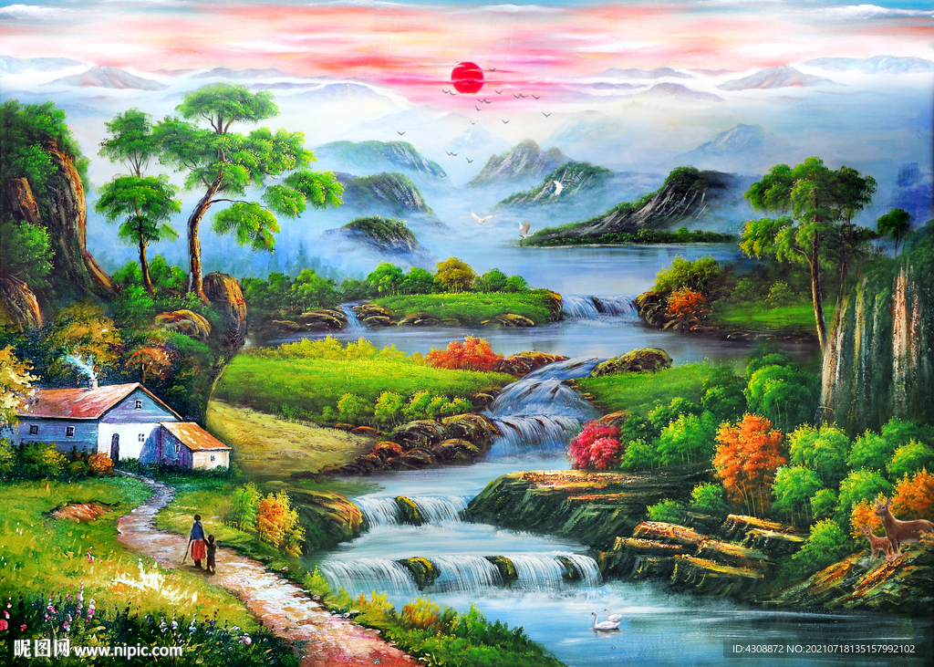 油画风景