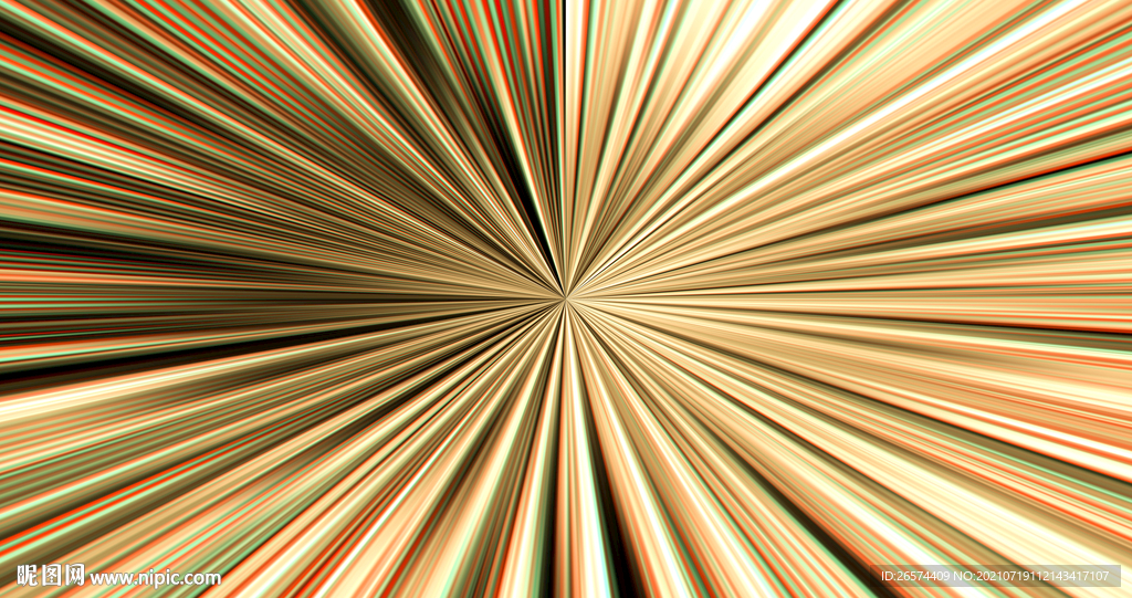 金色发散背景