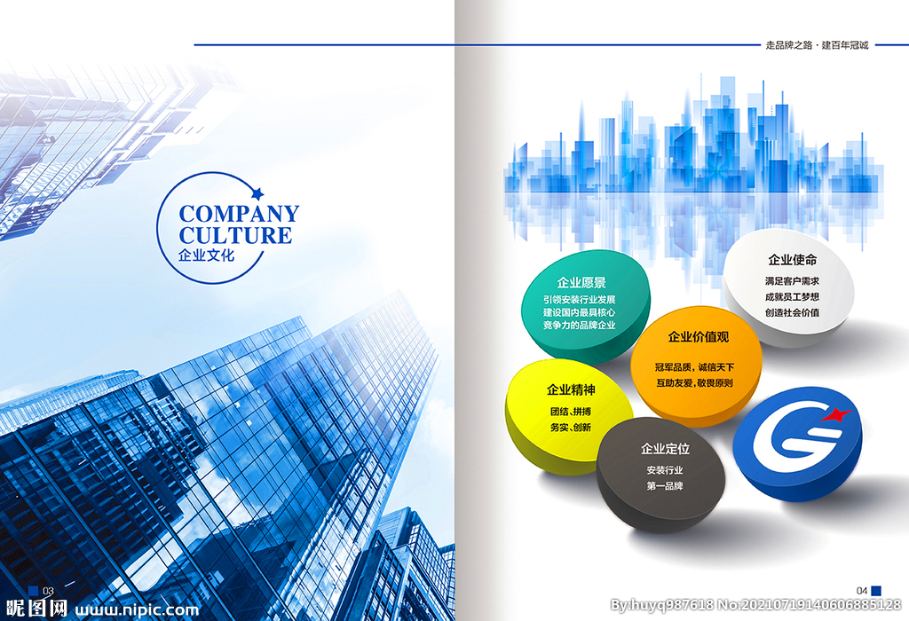 企业文化画册内页