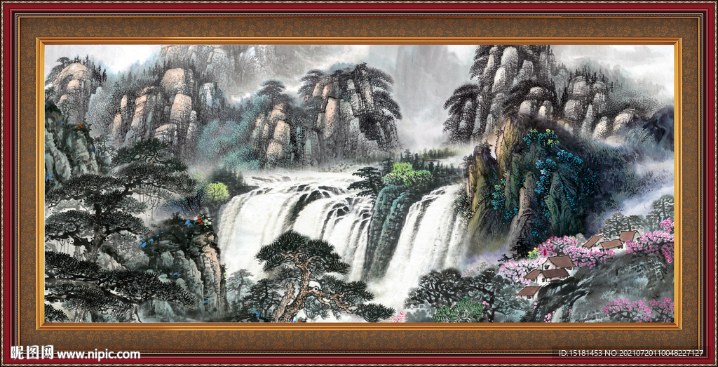山水画 