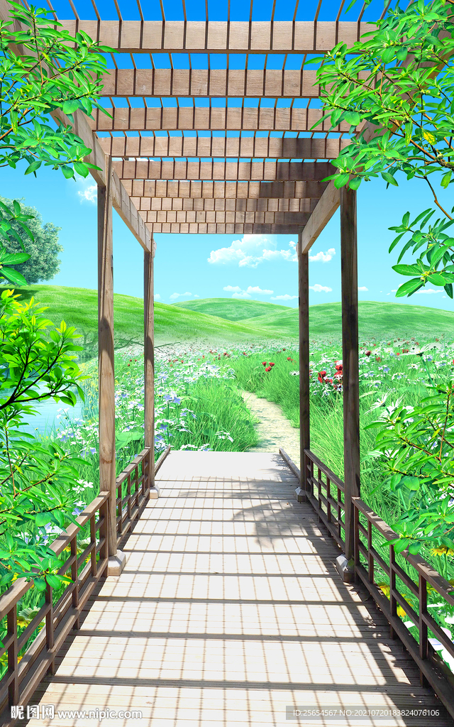唯美森林过道玄关