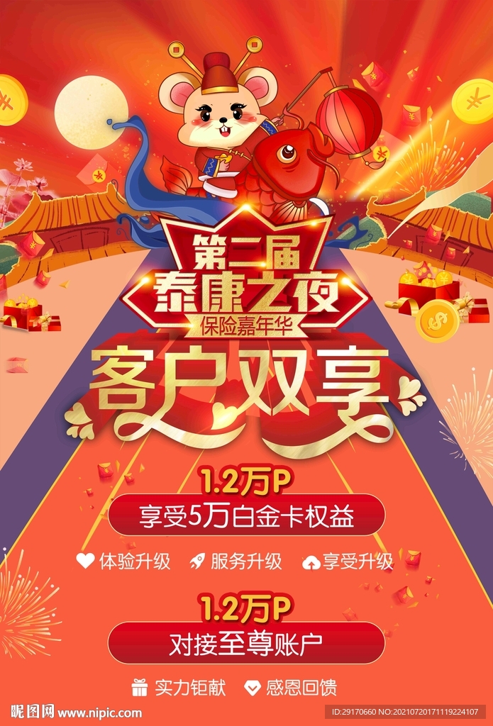 第二届泰康之夜海报