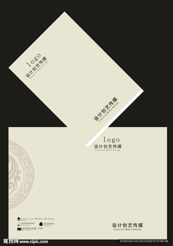 中国风花纹封面