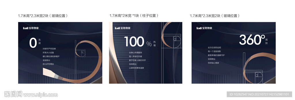 地产物业系列展板