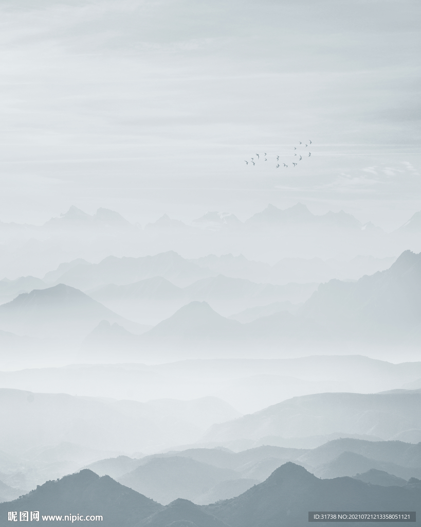 水墨画 